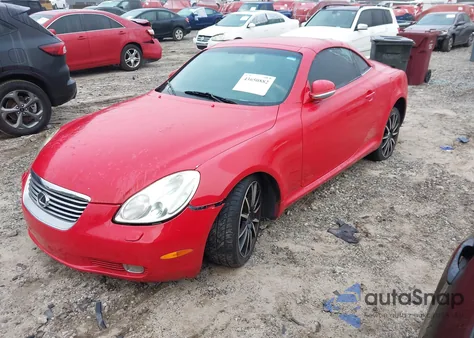 2003 Lexus Sc 430 from USA, damaged, VIN JTHFN48Y630043564
